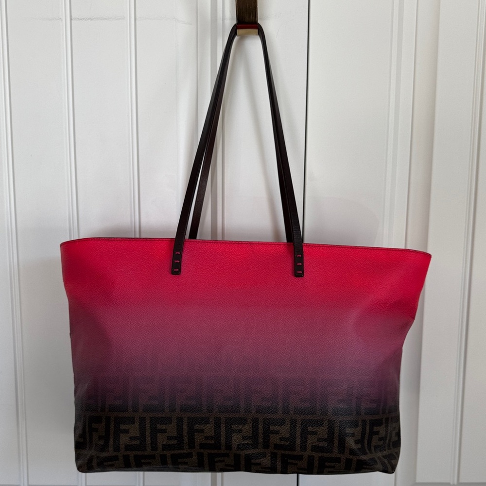 FENDI ZUCCA Monogram Ombre’ Tote - Picture 12 of 13